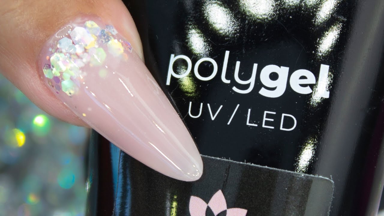 Polygel Dual Form Decoração encapsulada com Gel | Aline Makelyne