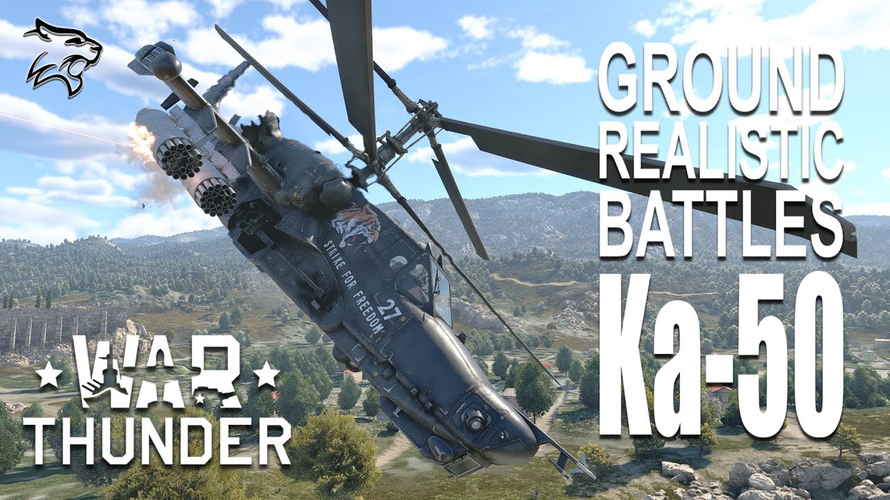 Ground Realistic Battles With The Ka-50 'Black Shark' || WAR THUNDER