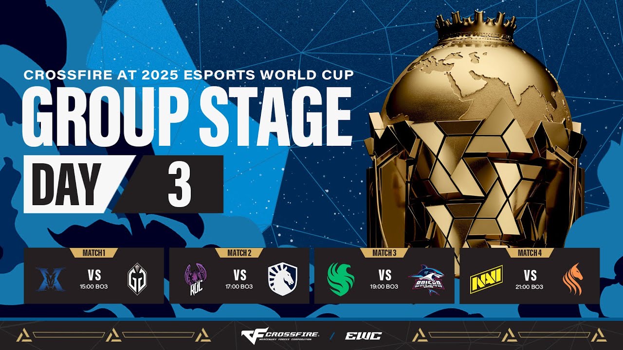 🔴KZ x GG - ROC x TL - FAL x BS - NV x STS | CF at EWC 2025 Groupstage Day 3