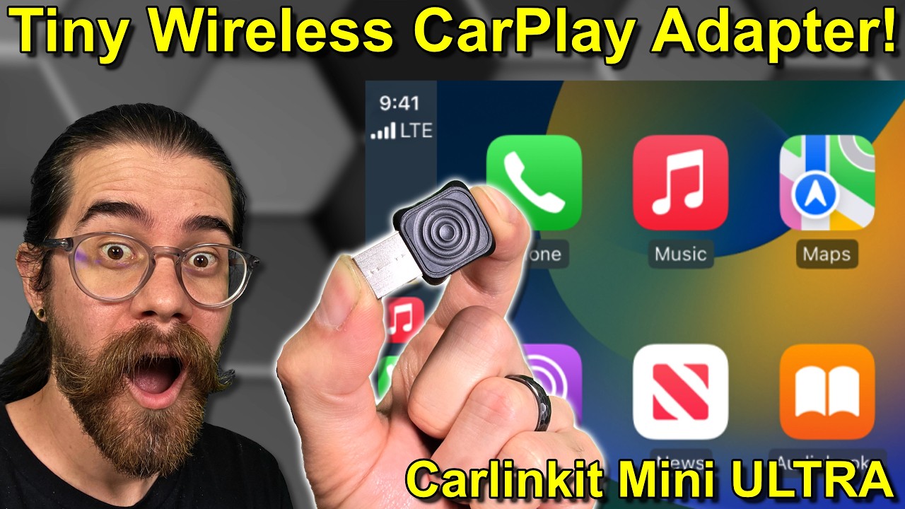 The SMALLEST Wireless CarPlay Adapter I&rsquo;ve Tested! - Carlinkit Mini Ultra