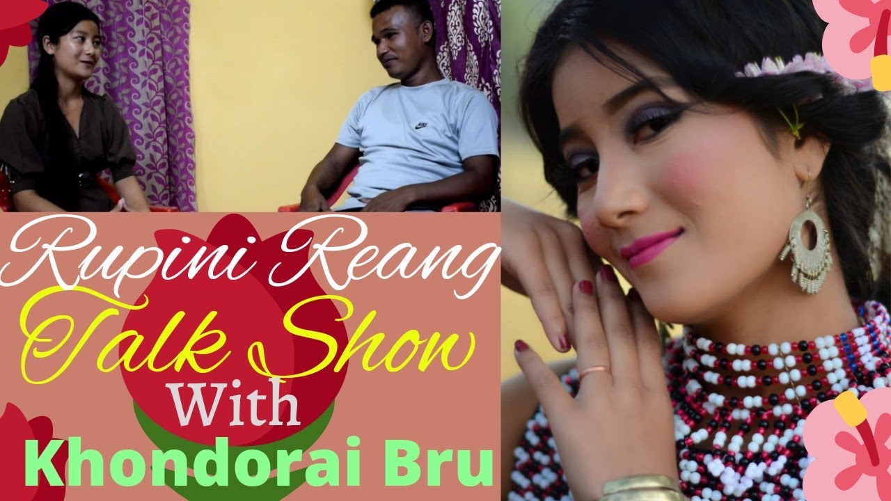 Msoirangzauh, etc actress Rupini Reang TalkShow with Khondorai Bru on Bru Daily News & Entertainment