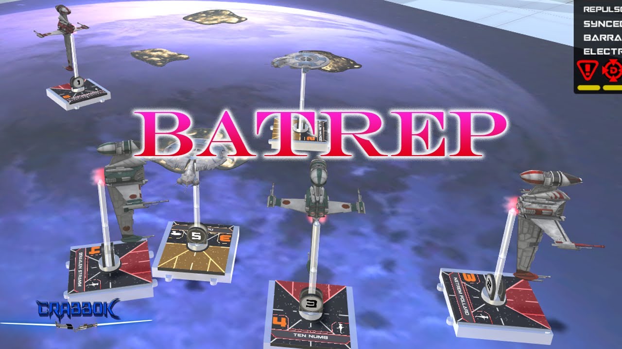 Quad B-Wings with Proton Bombs!  X-Wing Batrep!