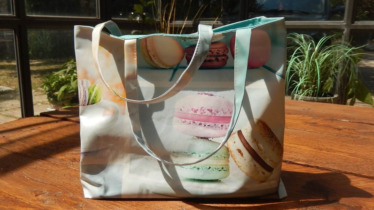 Tasche aus Wachstuch selber nähen - leichte Nähanleitung mit Schnittmuster – Schritt für Schritt