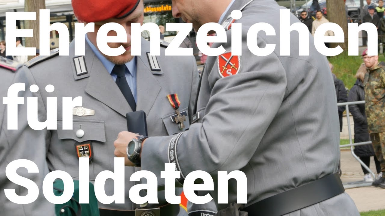 Bundeswehr Kommandeur verleiht Orden: Ehrenkreuz und Einsatzmedaille für verdiente Soldaten