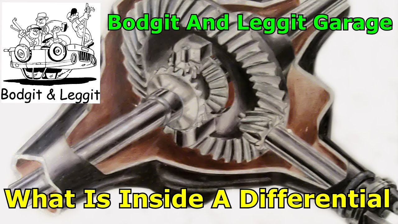 what is inside a differential (landrover freelander diff) bodgit and leggit garage