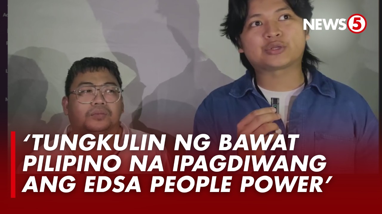 Mga content creator sa People Power 40 Concert