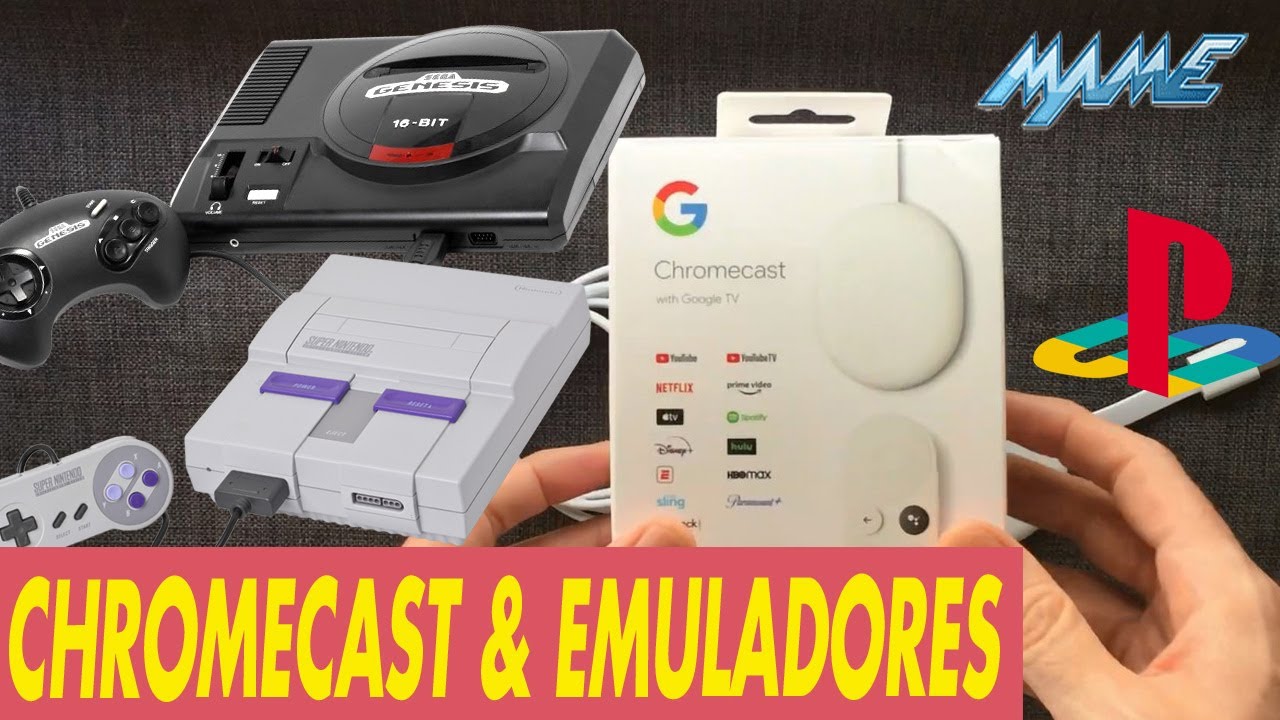 Todos los emuladores de consolas en Chromecast con Google TV + Joystick bluetooth + Retroarch