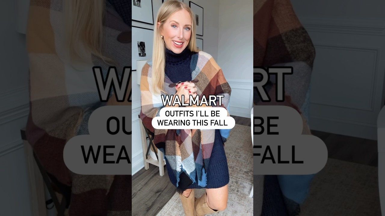 Walmart outfits I&rsquo;ll be wearing this Fall! 🍂🍁 Almost all under $28! #walmartfashion