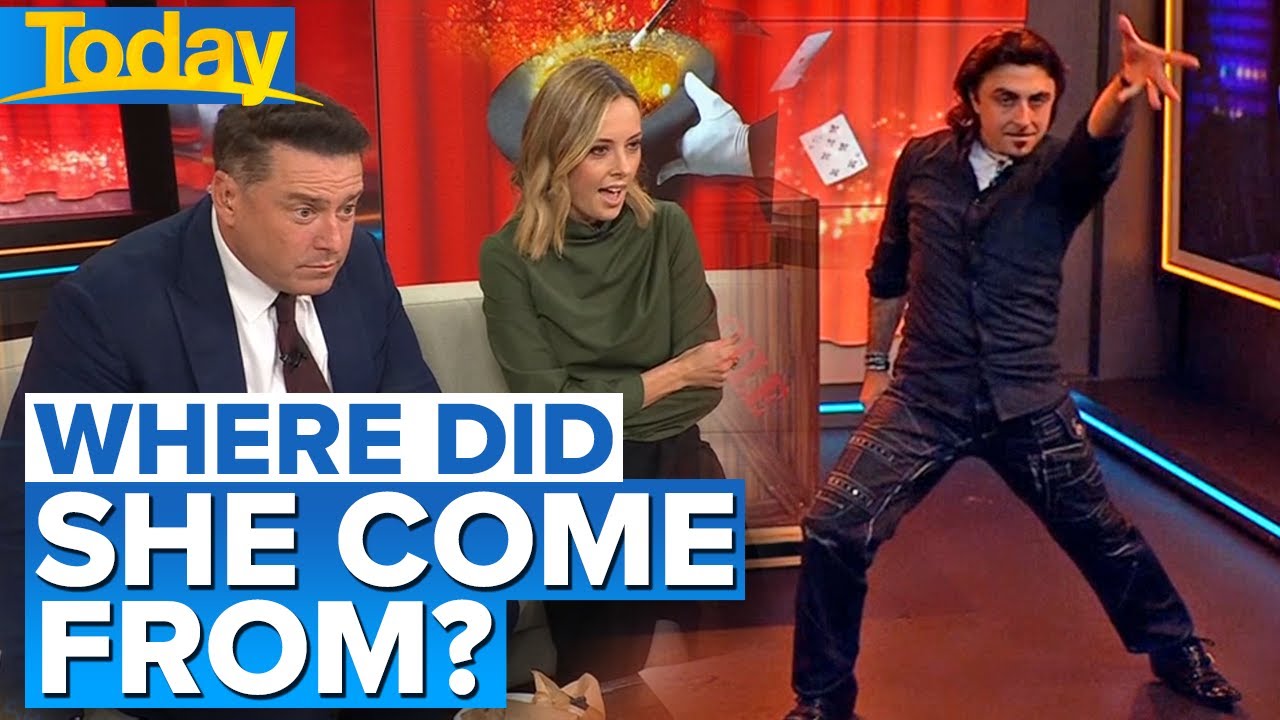 Unexpected illusion freaks hosts out | Today Show Australia