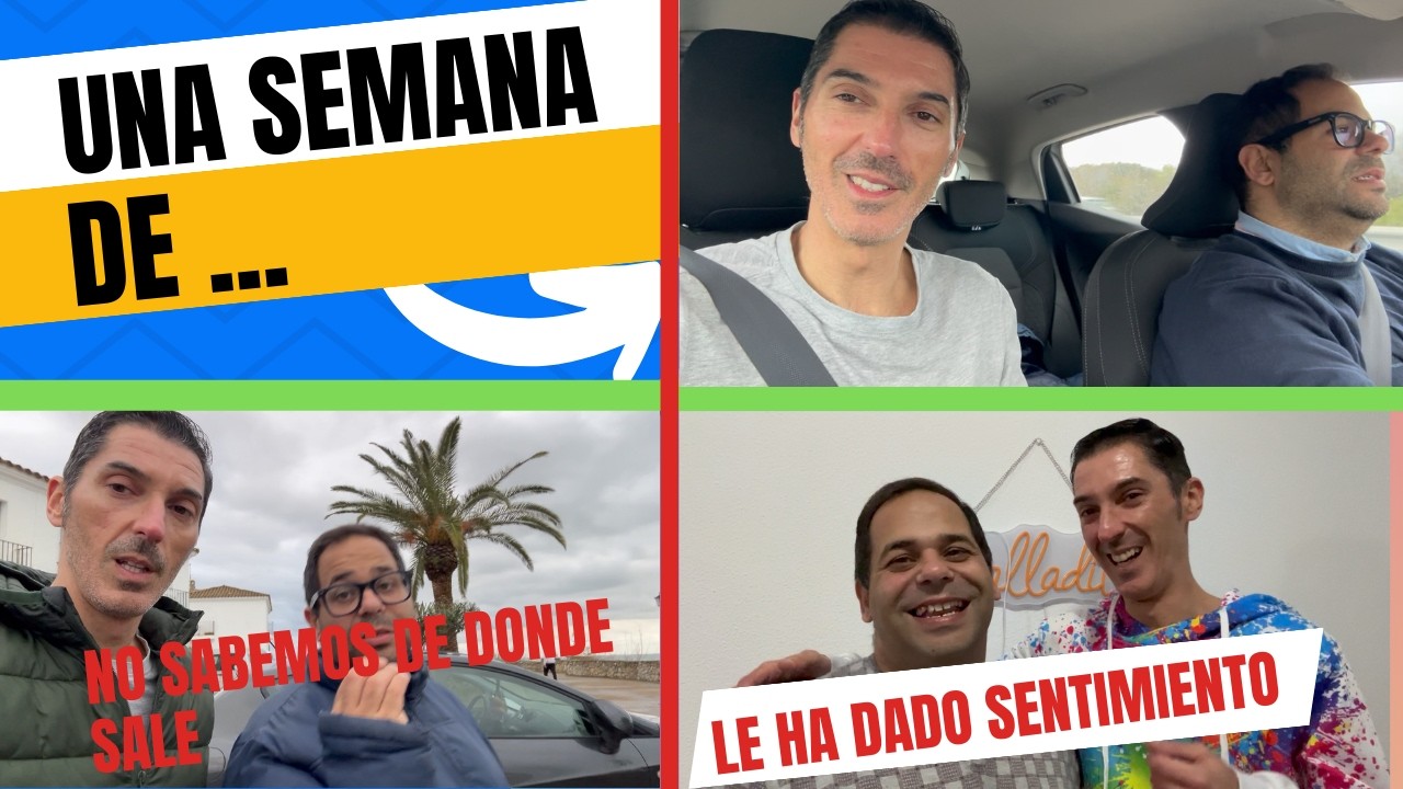 Ha sido una SEMANA algo COMPLICADA No sabemos de DÓNDE SALE  Le ha DADO SENTIMIENTO