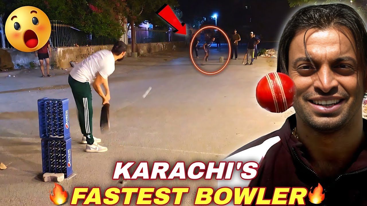 Karachi Ke Is Tez Tareen Bowler Ne Shoaib Akhtar Ki Yaad Dila Di 🔥 | Street Cricket Match