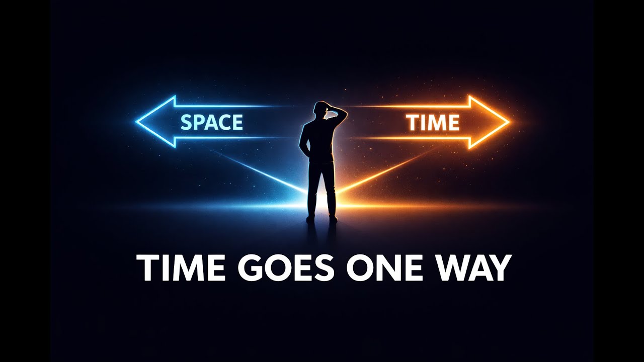 Why Time Only Moves Forward But Space Doesn’t