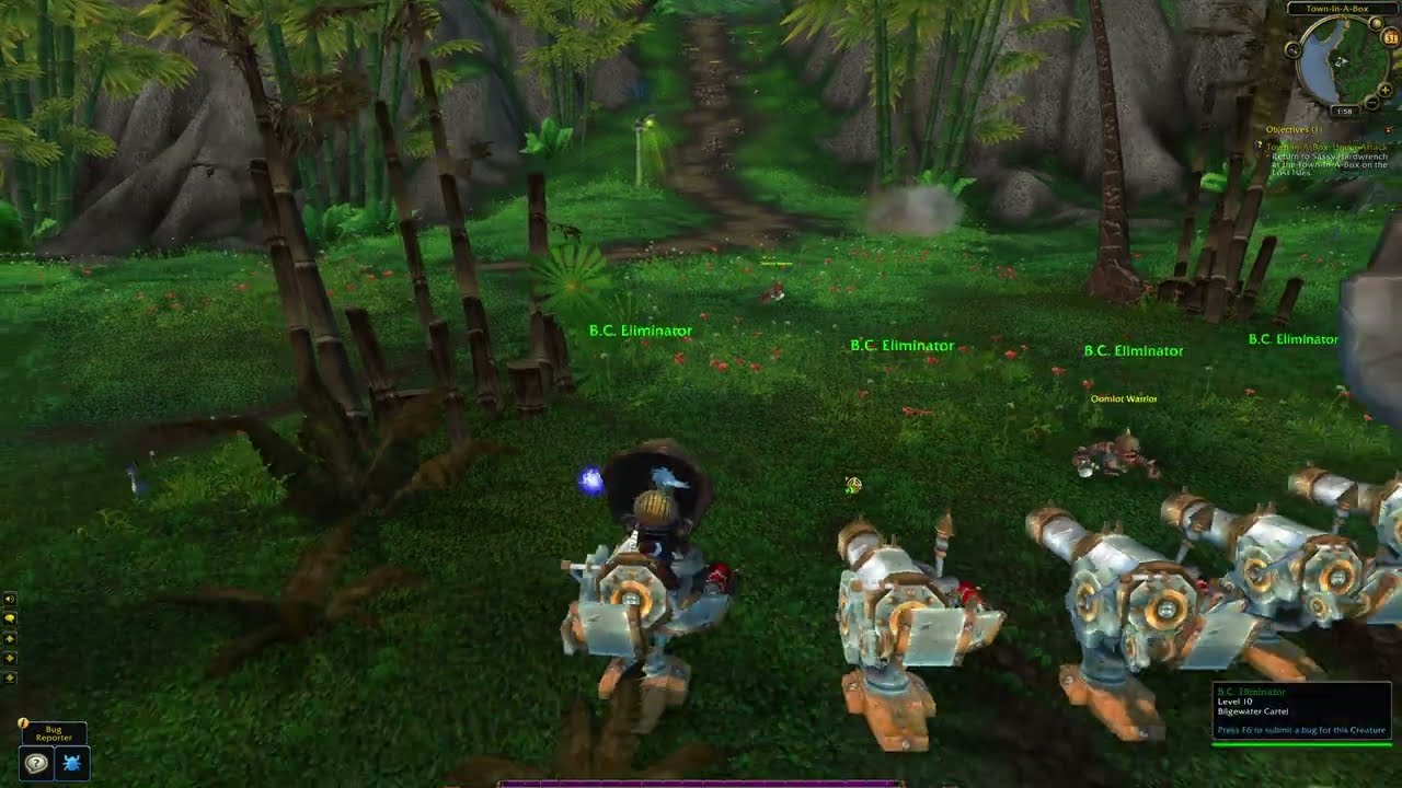 Town-In-A-Box Under Attack, WoW Classic Cataclysm Quest