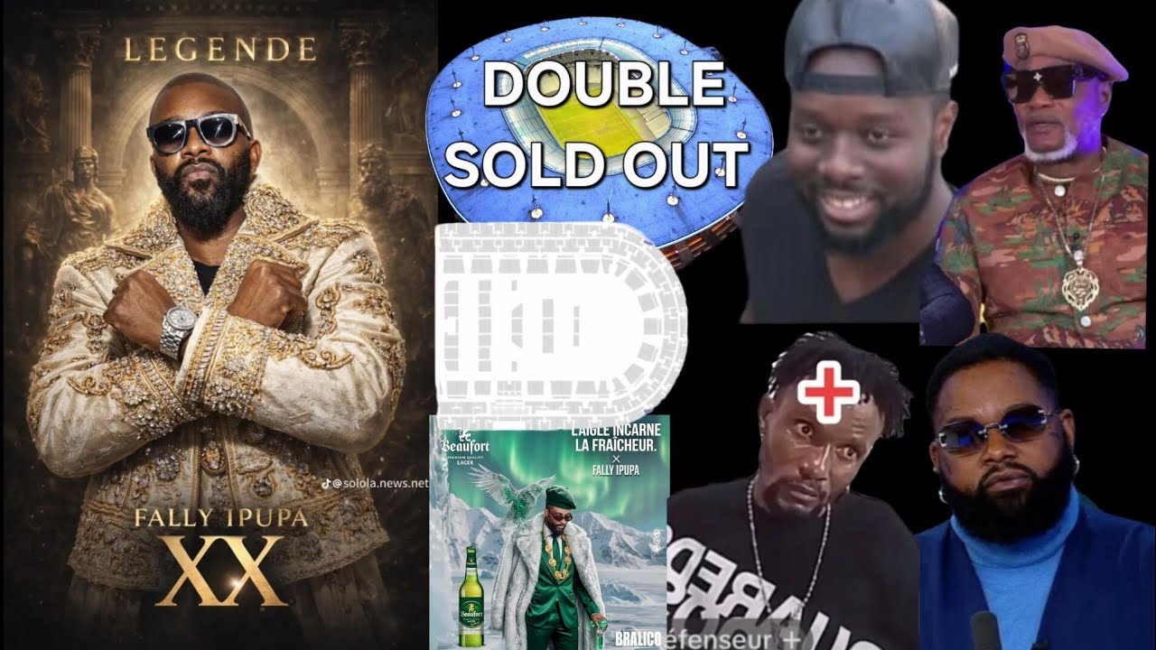 FALLY IPUPA XX ET SDF DOUBLE SOLD OUT GIMS EN CRISE AVC, FERRÉ HUMILIÉ NA FRANCE 24, DÉFENSEUR AKUFI