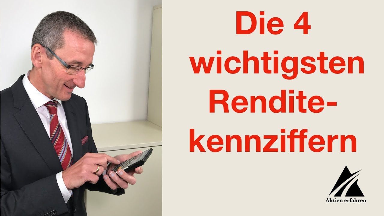 Meine 4 wichtigsten Renditekennziffern - Leben von Dividenden - www.aktienerfahren.de