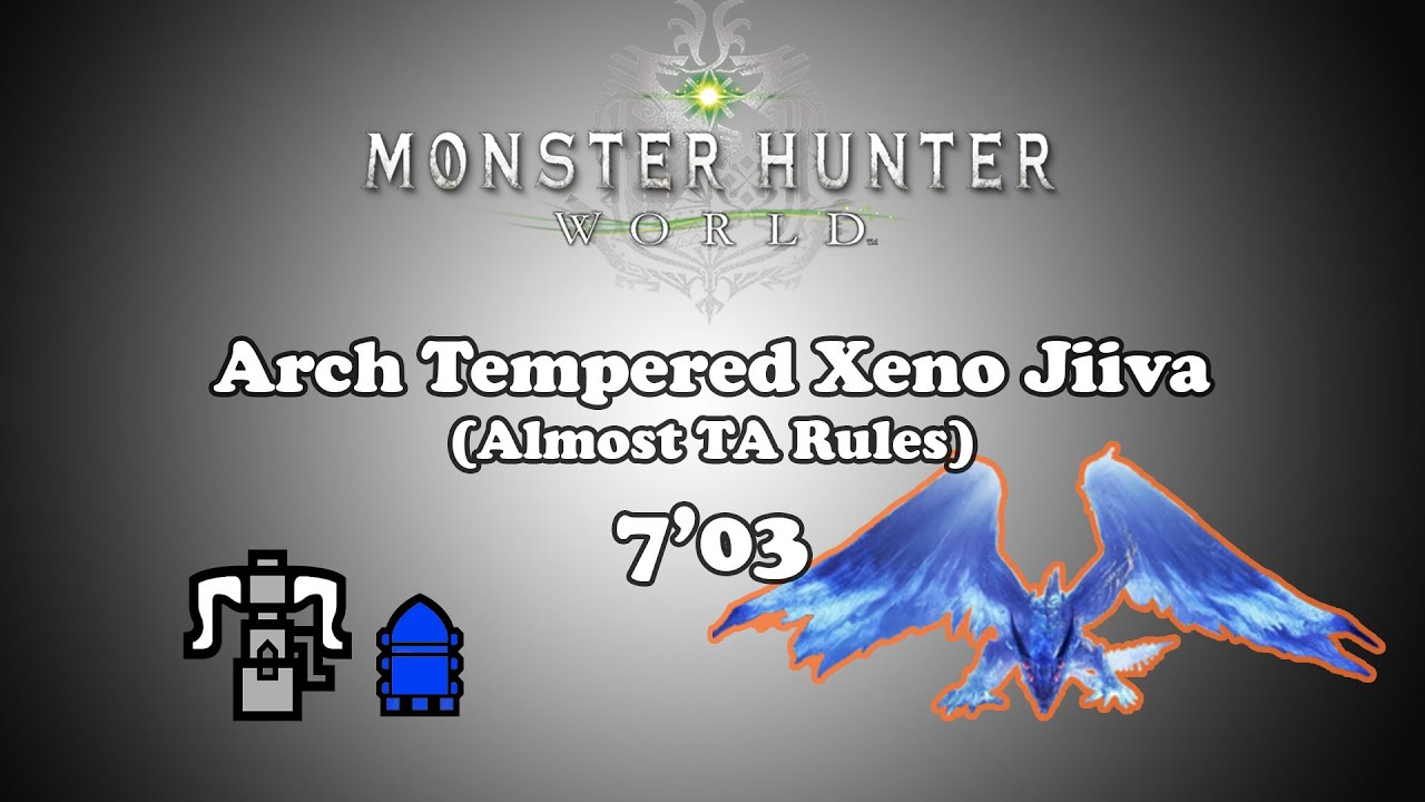 [MHW PS4] Arch Tempered Xeno Jiiva - HBG solo - 7'03