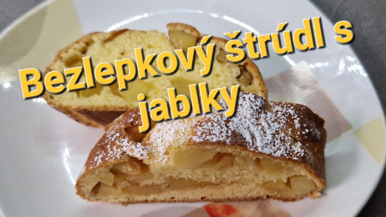 Štrůdl s jablky bez lepku