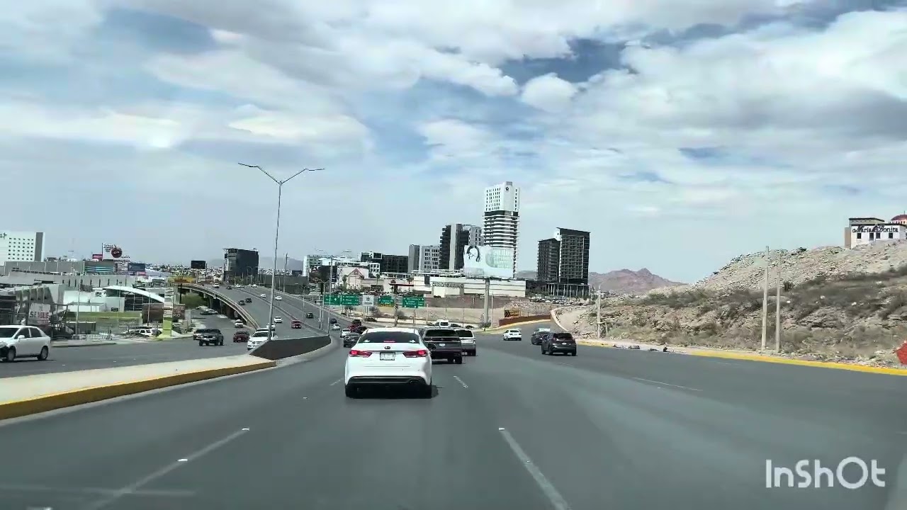 Cruzando Chihuahua capital de sur a norte