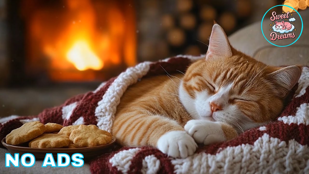 Cat Calming Music 🌙 Cat Relaxing Music & Cozy Ambient Flow Supporting Cat Deep Sleep