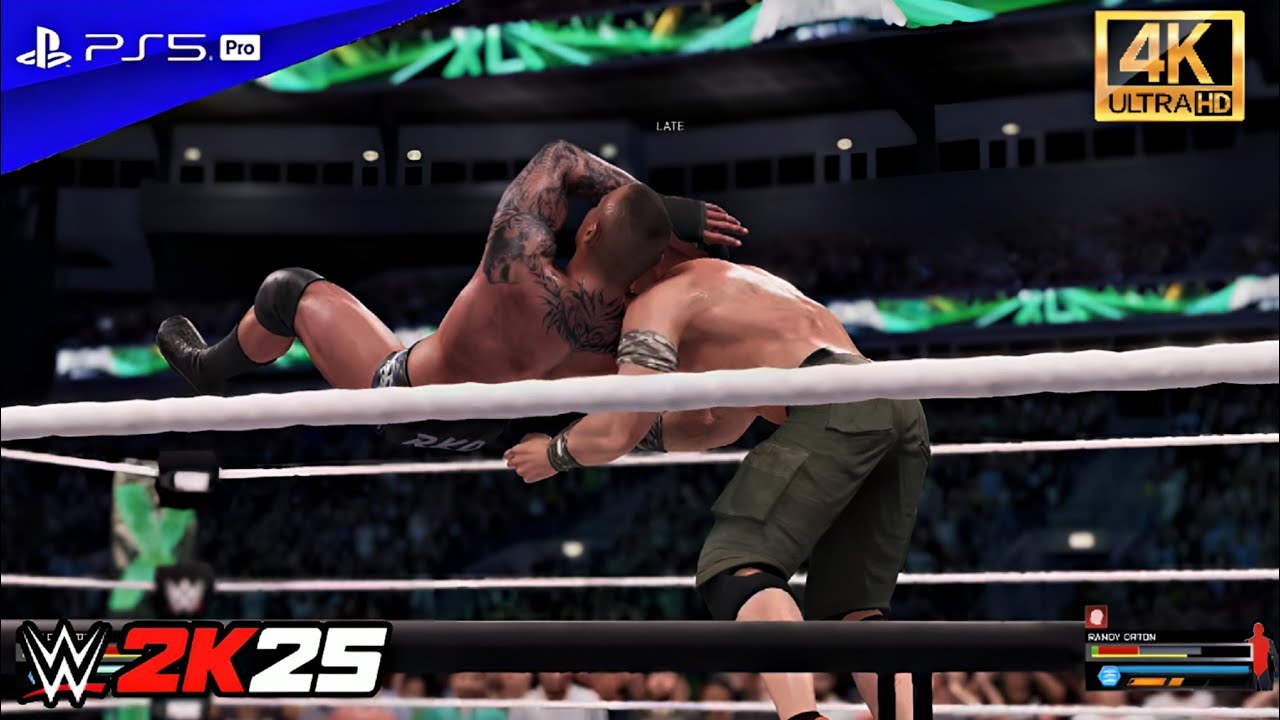 WWE 2K25 - No Hold Barred - John Cena Vs Randy Orton For Two Championship