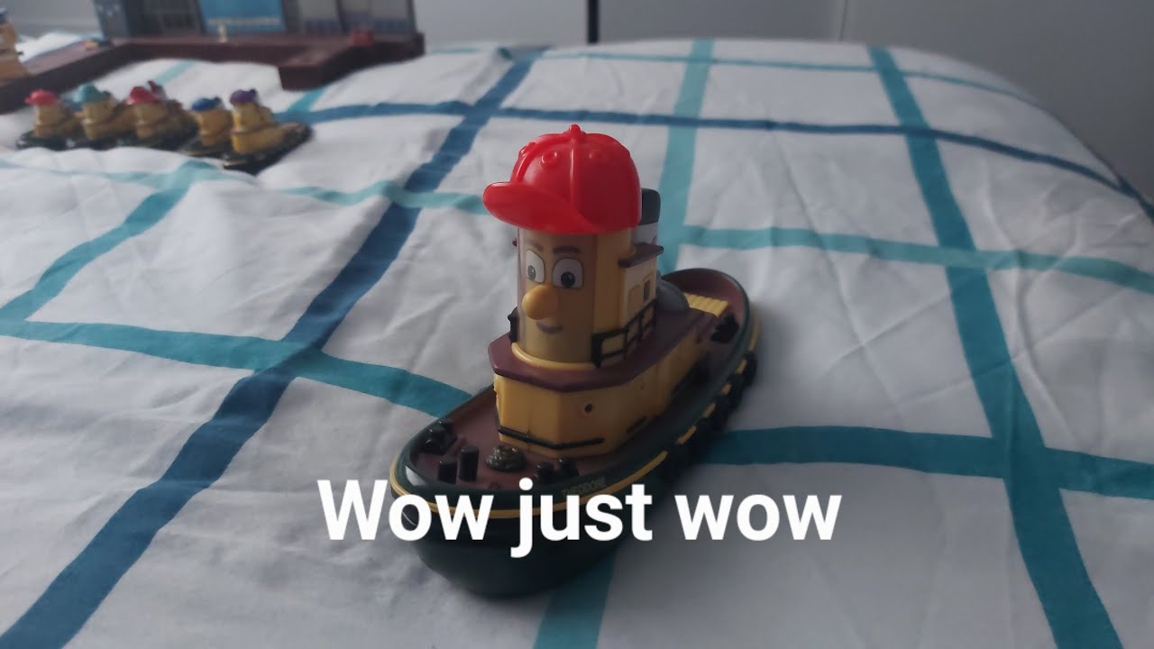 my unboxing review Video on ertl face changing Theodore tugboat