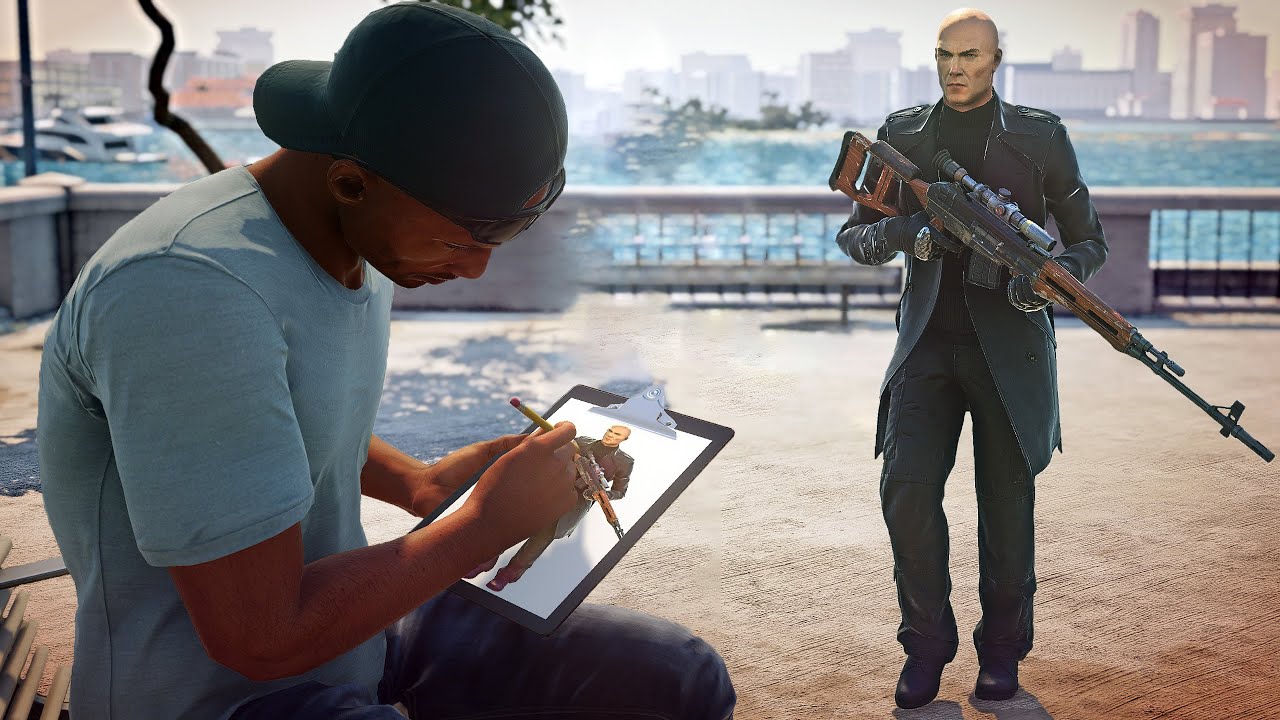 HITMAN 2 - Sniper Long Shots - 2 in MIAMI | Silent Assassin Suit Only