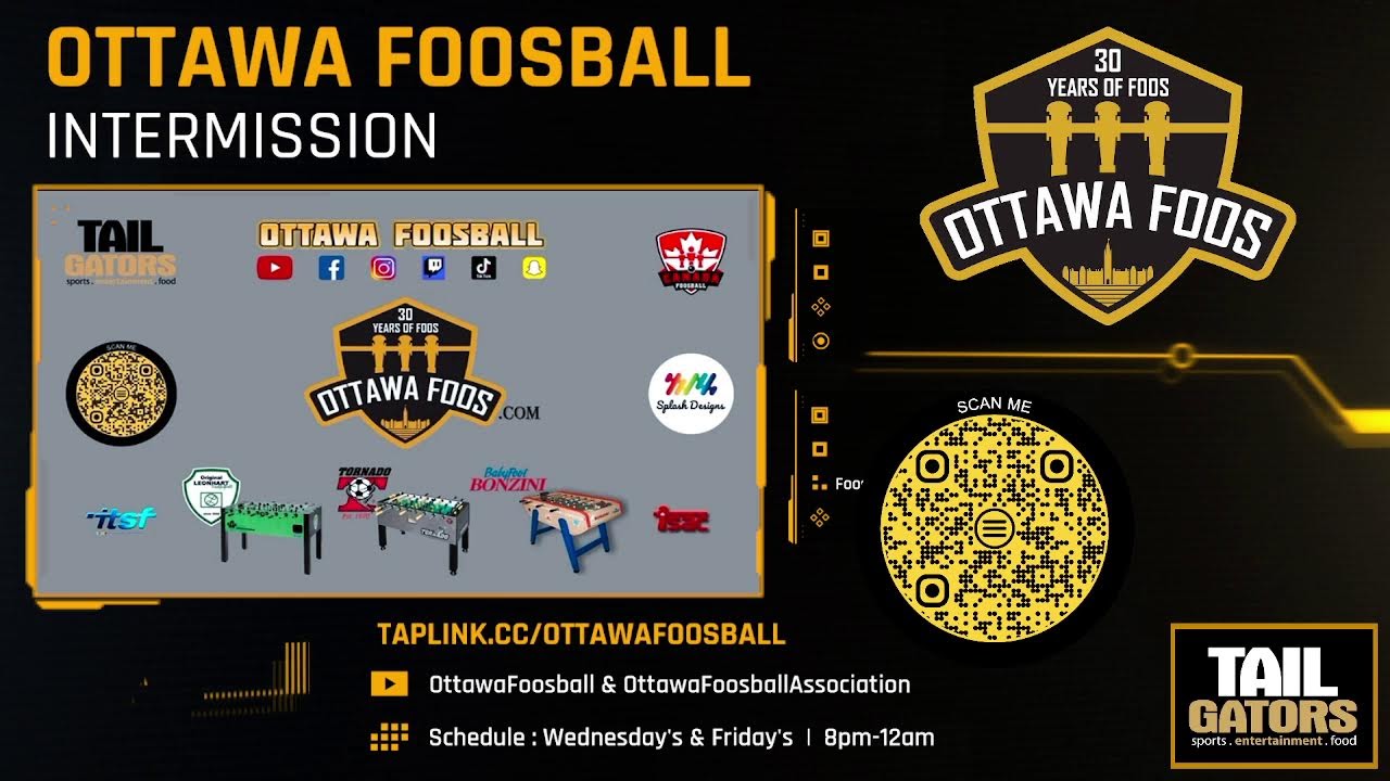 OTTAWA FOOSBALL - WINTER LEAGE WEEK #: 11