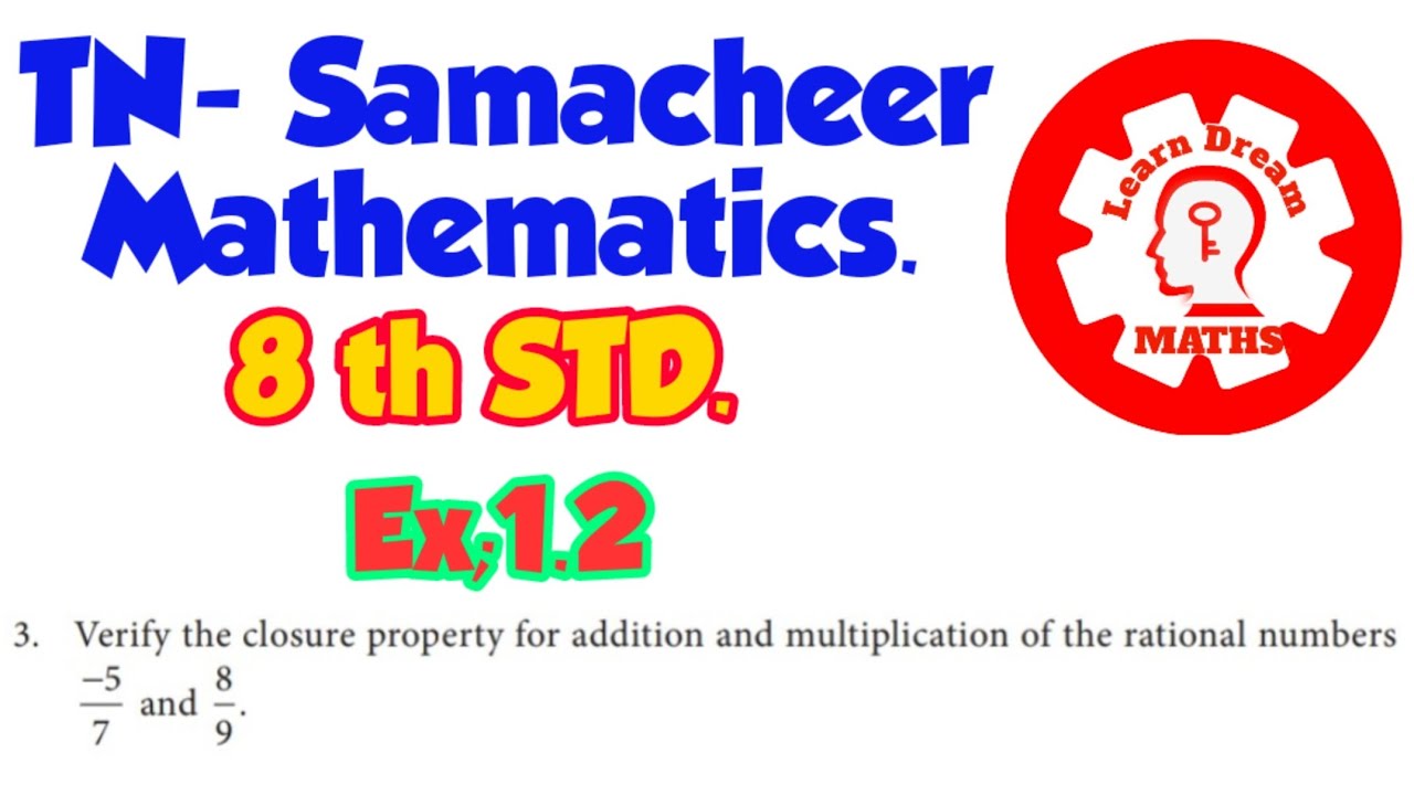 8 th STD Maths 🌹 Term 1, Ex;1.2/ tn Samacheer class 8 in Tamil