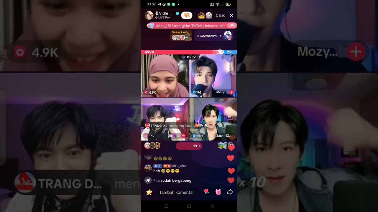 24-10-2023 || Mami Vidhia live bareng Cogan Taiwan