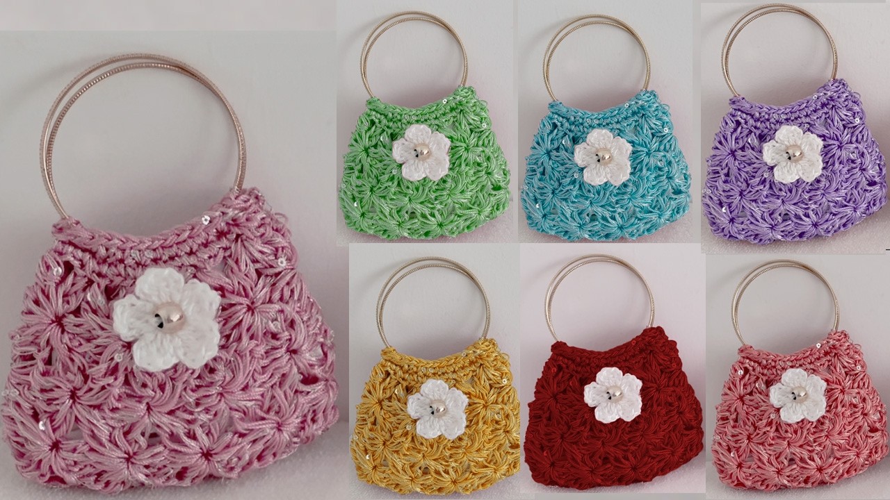 Nuevos Modelos Lindos BOLSOS MONEDEROS tejido a CROCHET paso a paso Monedero Lindo para Regalar