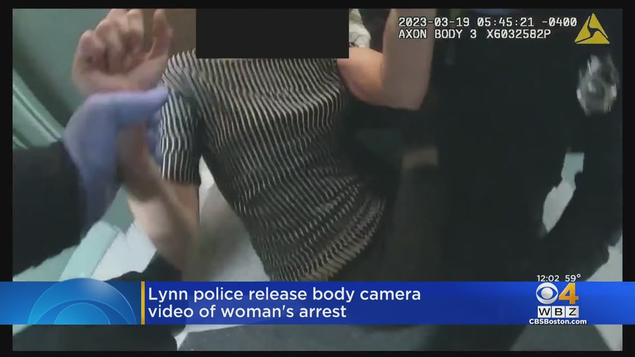 Lynn police release body camera video of woman's arrest