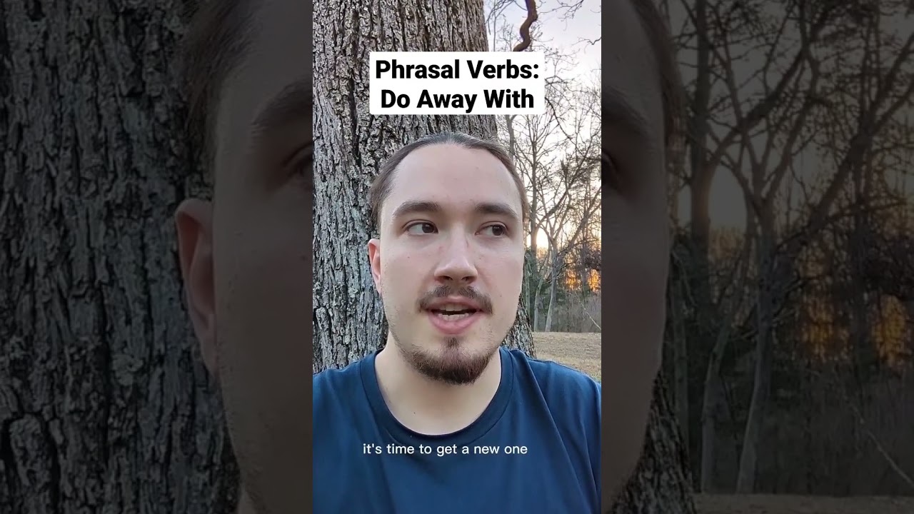 Phrasal Verbs: Do Away With #dailyenglish #englishonline