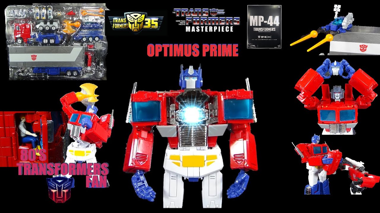 Transformers Masterpiece MP 44 CONVOY Optimus Prime Toy Review