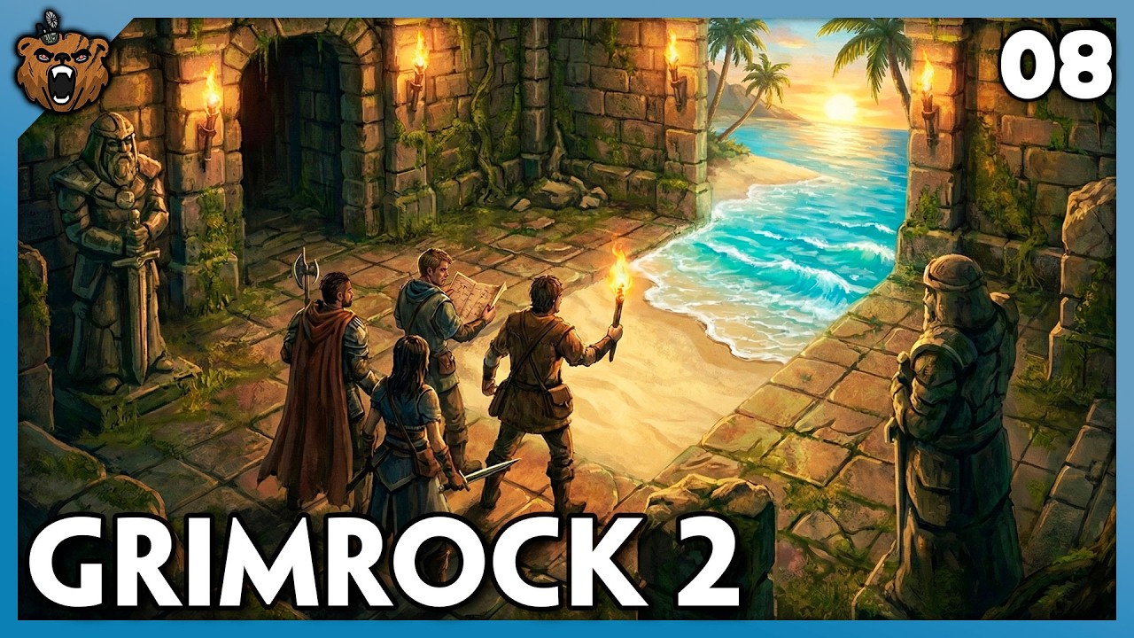 A luz no fim das minas | Grimrock 2: Lost City #08 | 4K PT-BR