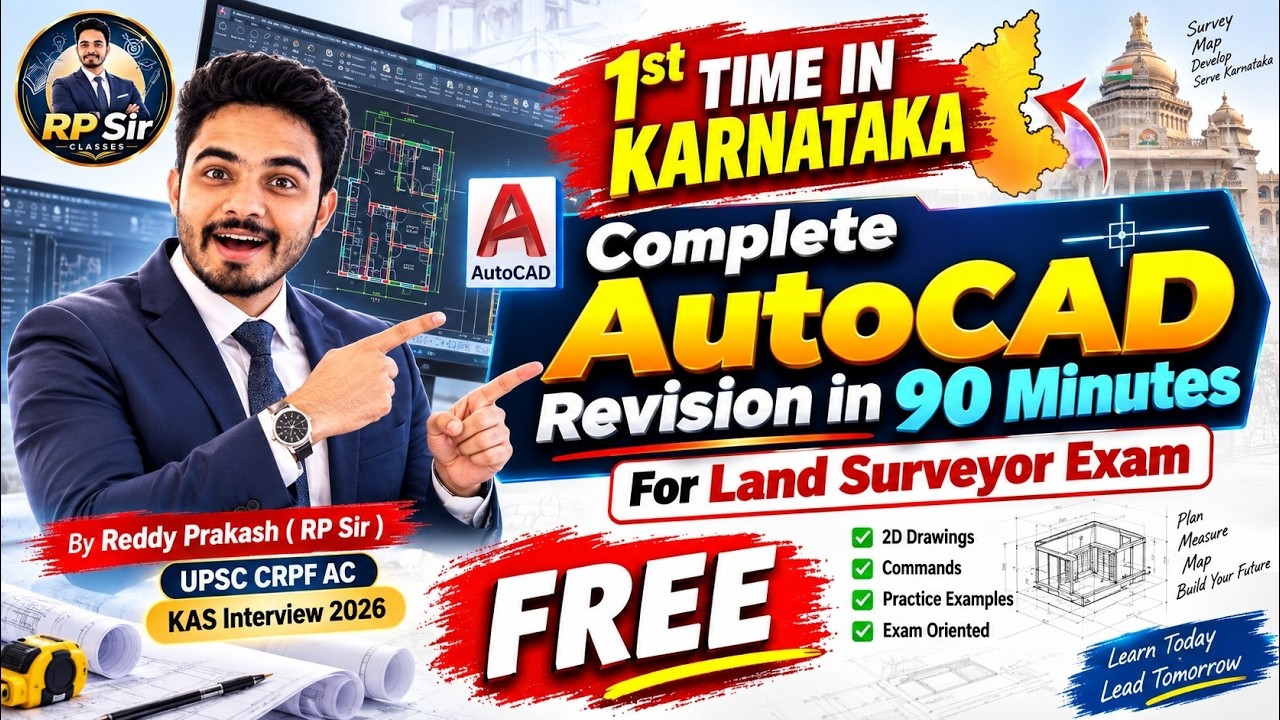 AutoCAD Full Revision Class For Land Surveyor Exam