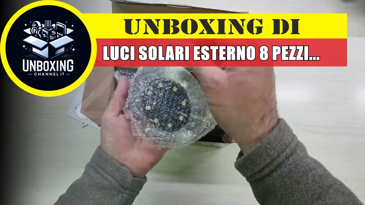 Luci Solari Esterno 8 Pezzi, gabless Lampade solari da giardino, luce sola