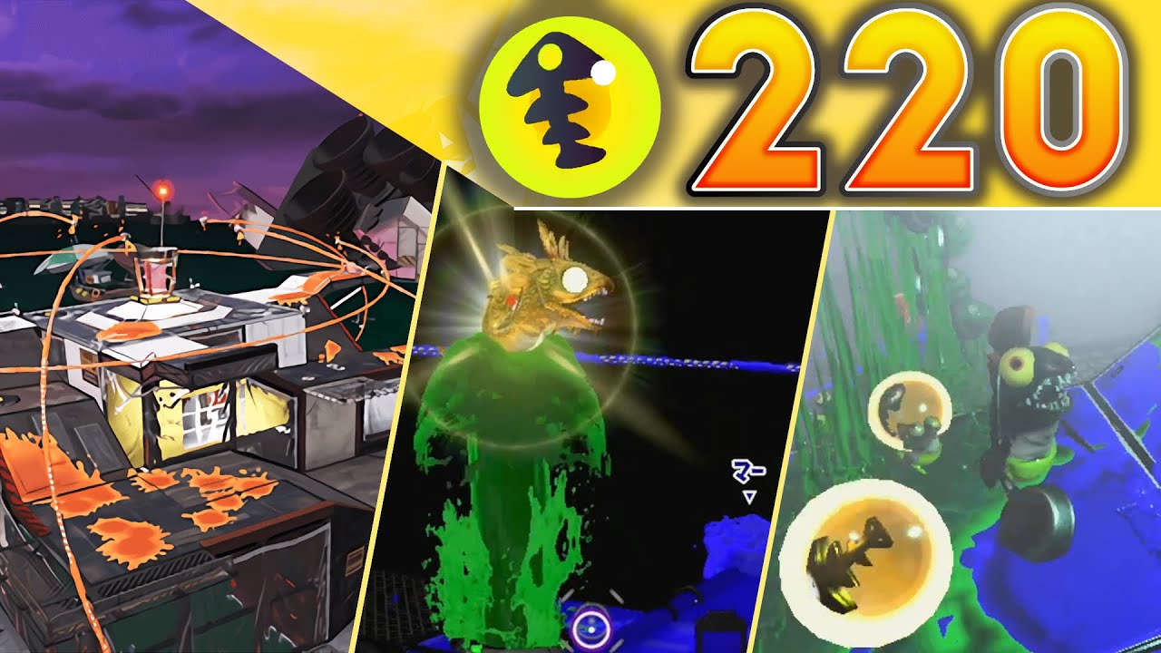 220 Golden Eggs in Splatoon 2 Salmon Run & Other Highlights [Ruins of Ark Polaris]
