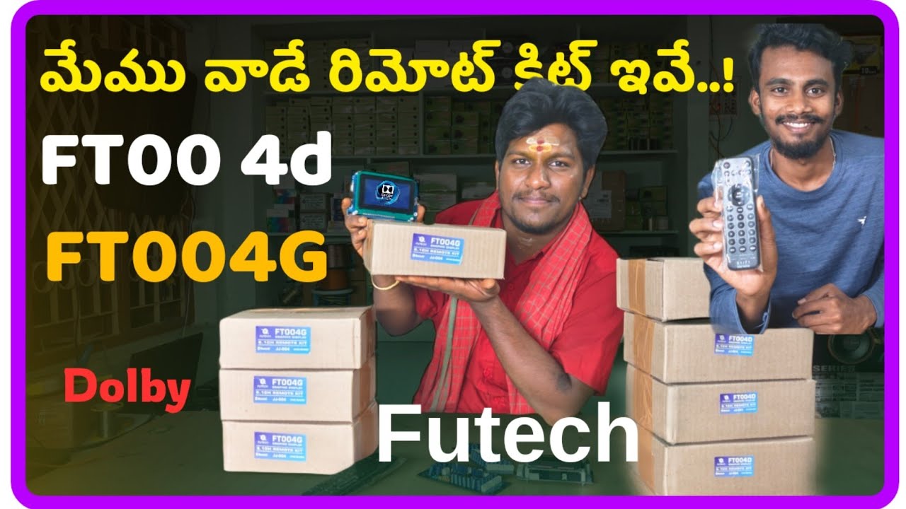 FUTECH REMOTE KIT UNBOXING AND REVIEW// FT004G & FT004D // #SATISHAUDIOS