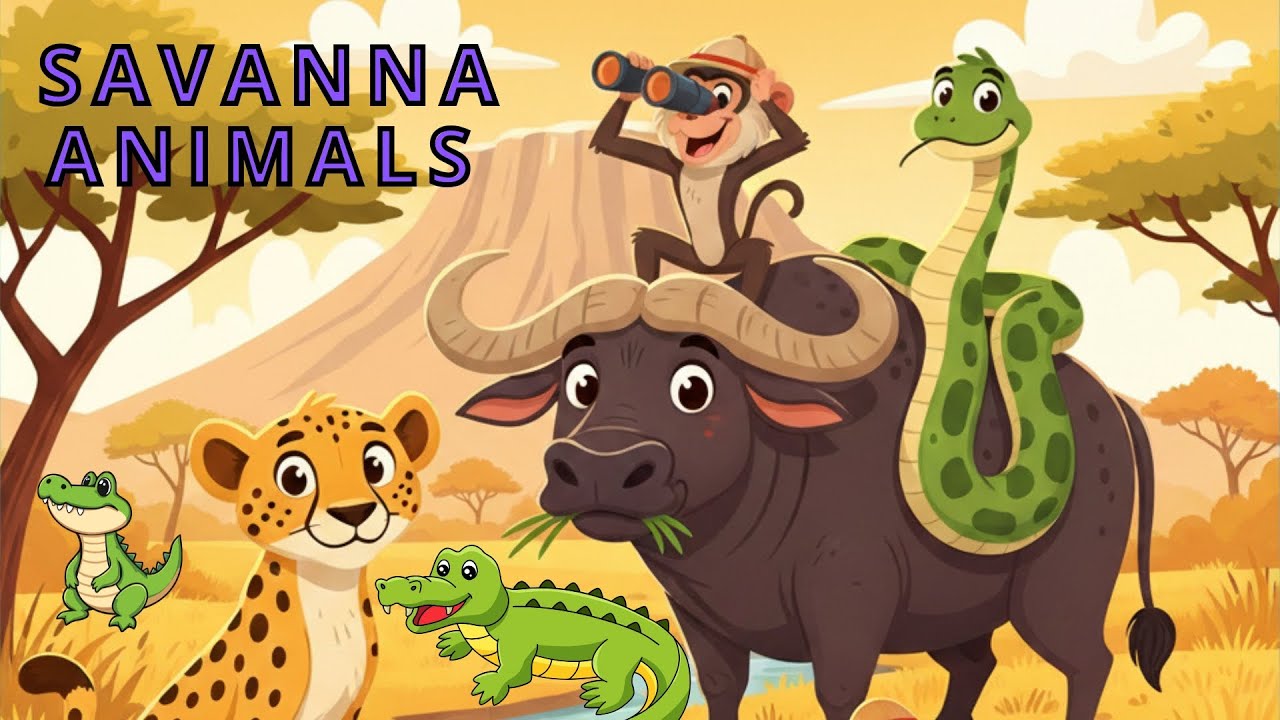 🐅🐒 🐊 Savanna Safari Adventure...Meet More Animals!
