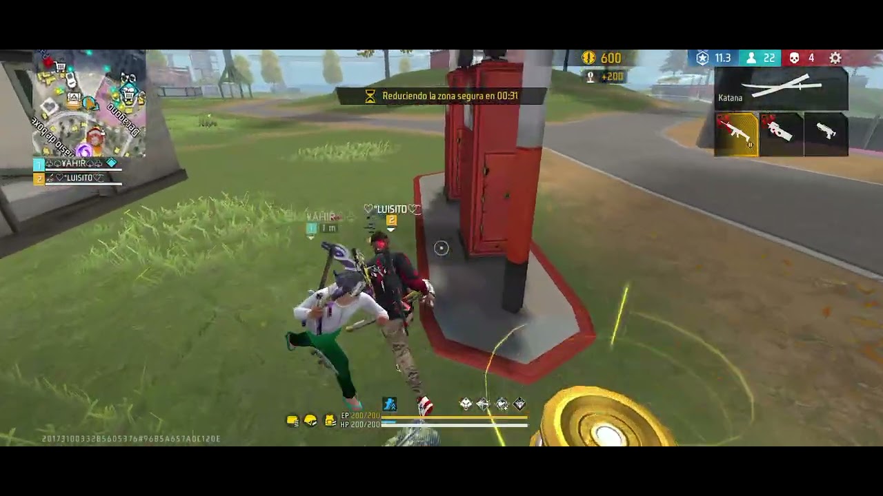 Epica partida casi nos llevamos el booyah con el compañero del clan #mafiarusa#freefire #garenafree