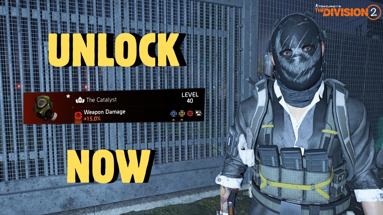 How To Unlock The Catalyst Mask | Tom Clancy's The Division 2