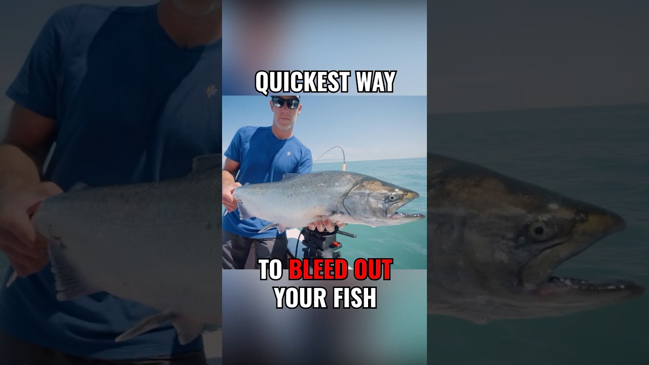 Самый быстрый и простой способ обескровить рыбу 🎣👊