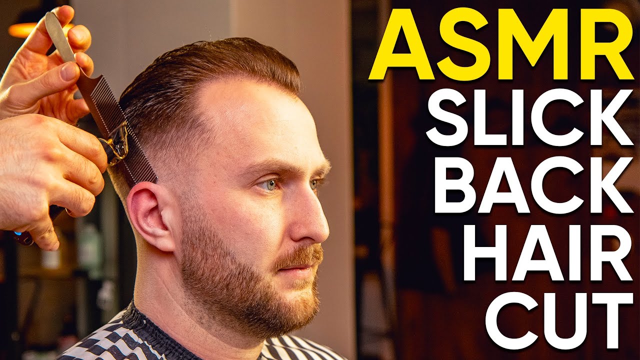 ASMR 💈СЛИКБЭК И СТРИЖКА БОРОДЫ - БЕЗ РАЗГОВОРОВ