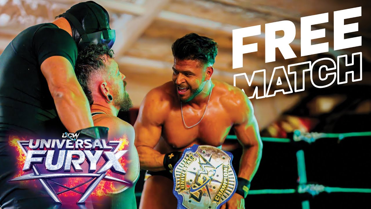 [FREE MATCH] Steve Sterling [c] vs Jake Sterling- UCW Universal Chapioonship - UCW Universal Fury X