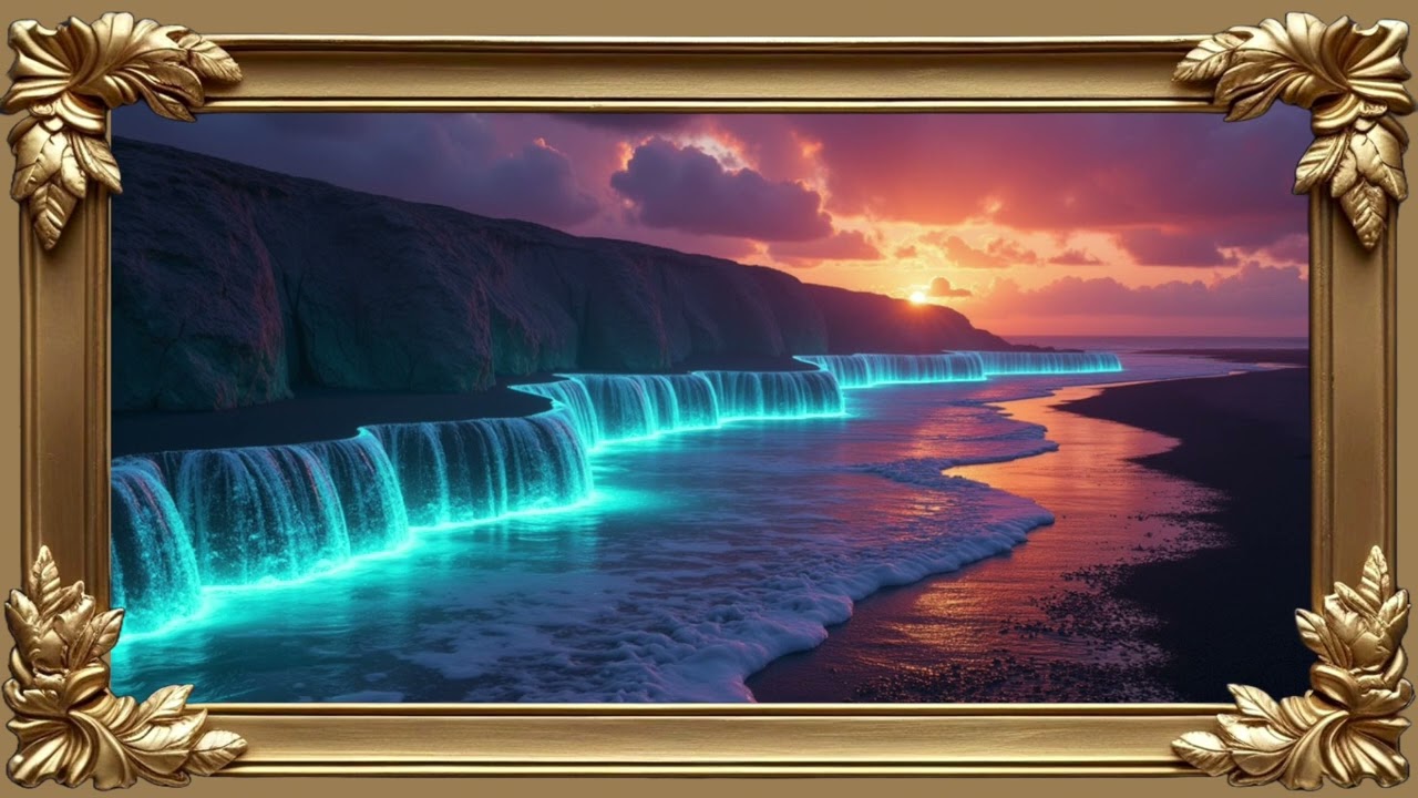 Ecran de veille TV, TV screensaver, Magnifique Tableau 