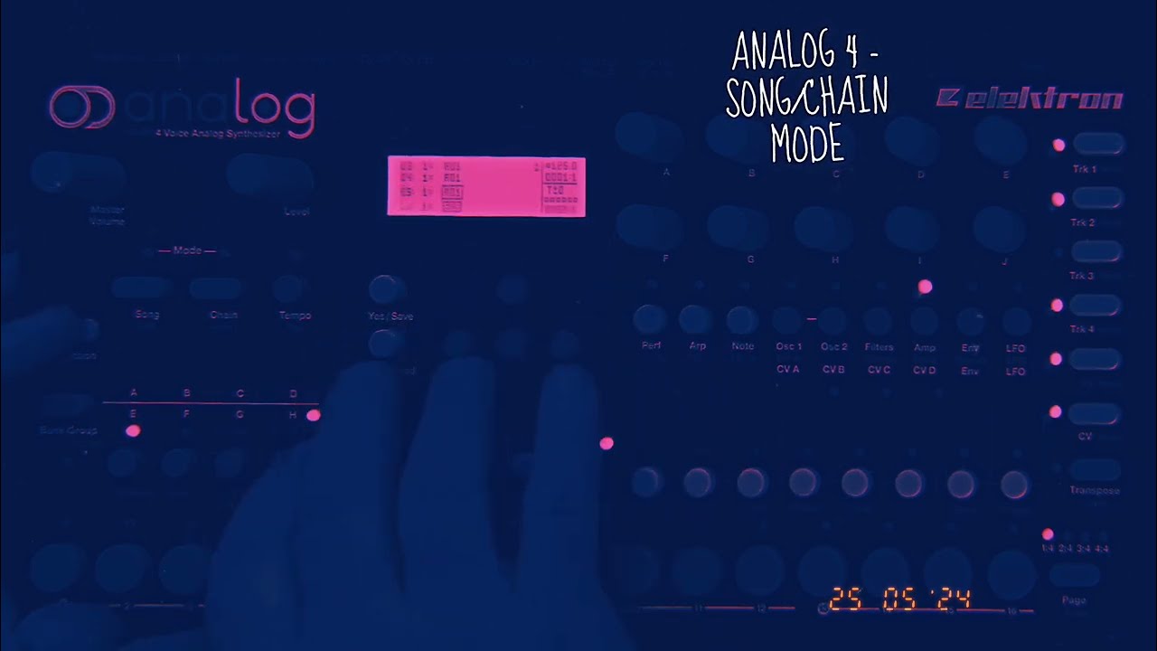 How to: Song mode, chain mode with Elektron analog four