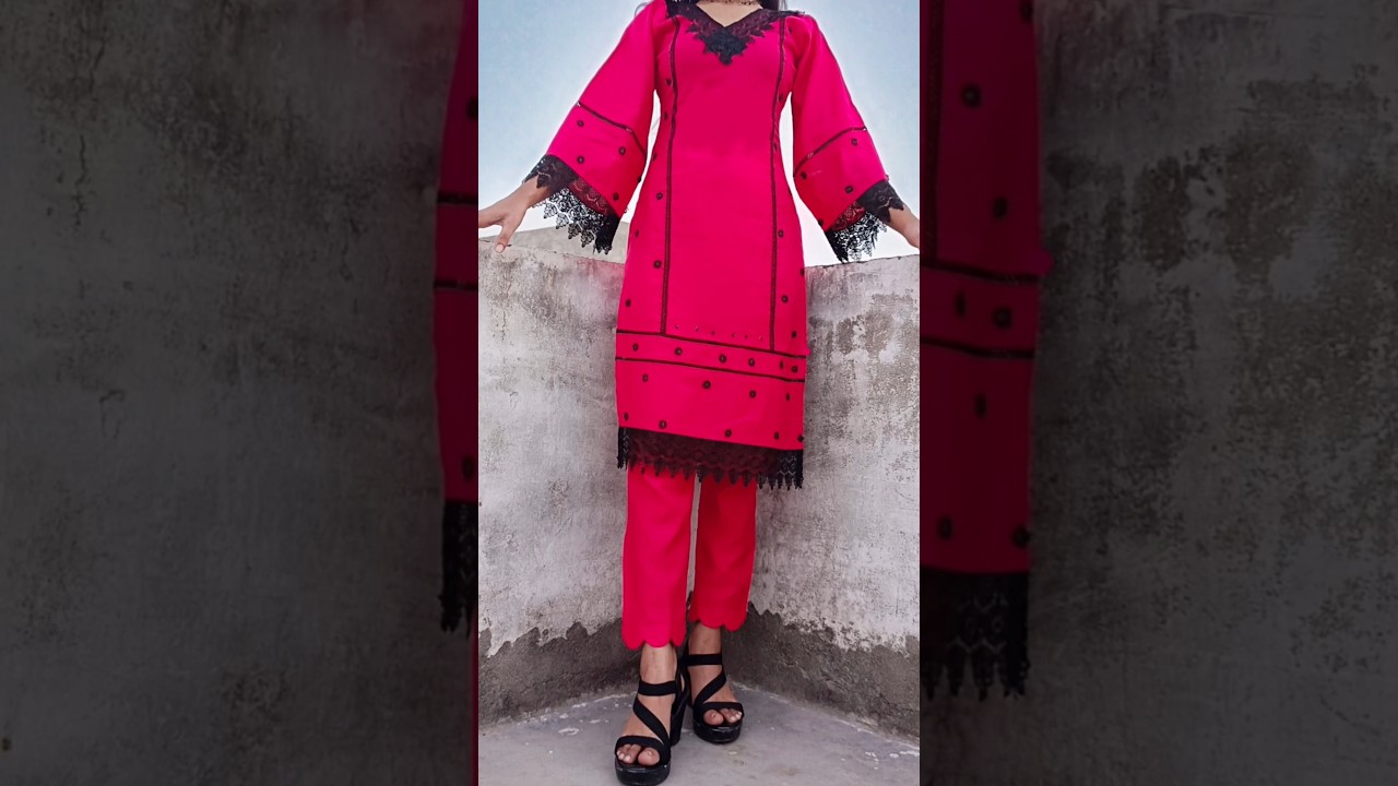 Pakistani suit cutting & stitching #stylishkurti #pakistanidress #new #khushikesang #tutorial