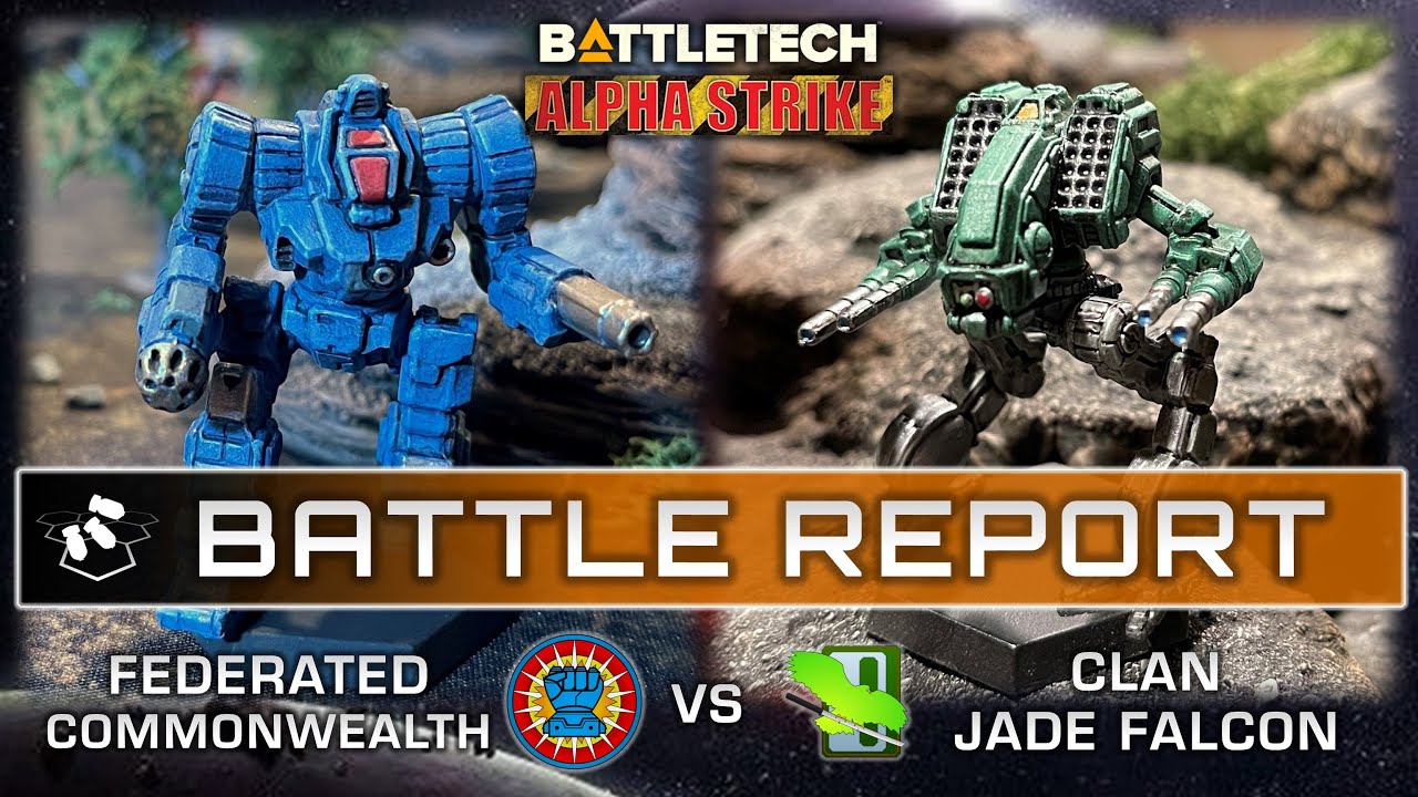 FedCom vs Clan Jade Falcon | CAMPAIGN! Battletech Alpha Strike Battle Report | Clan Invasion