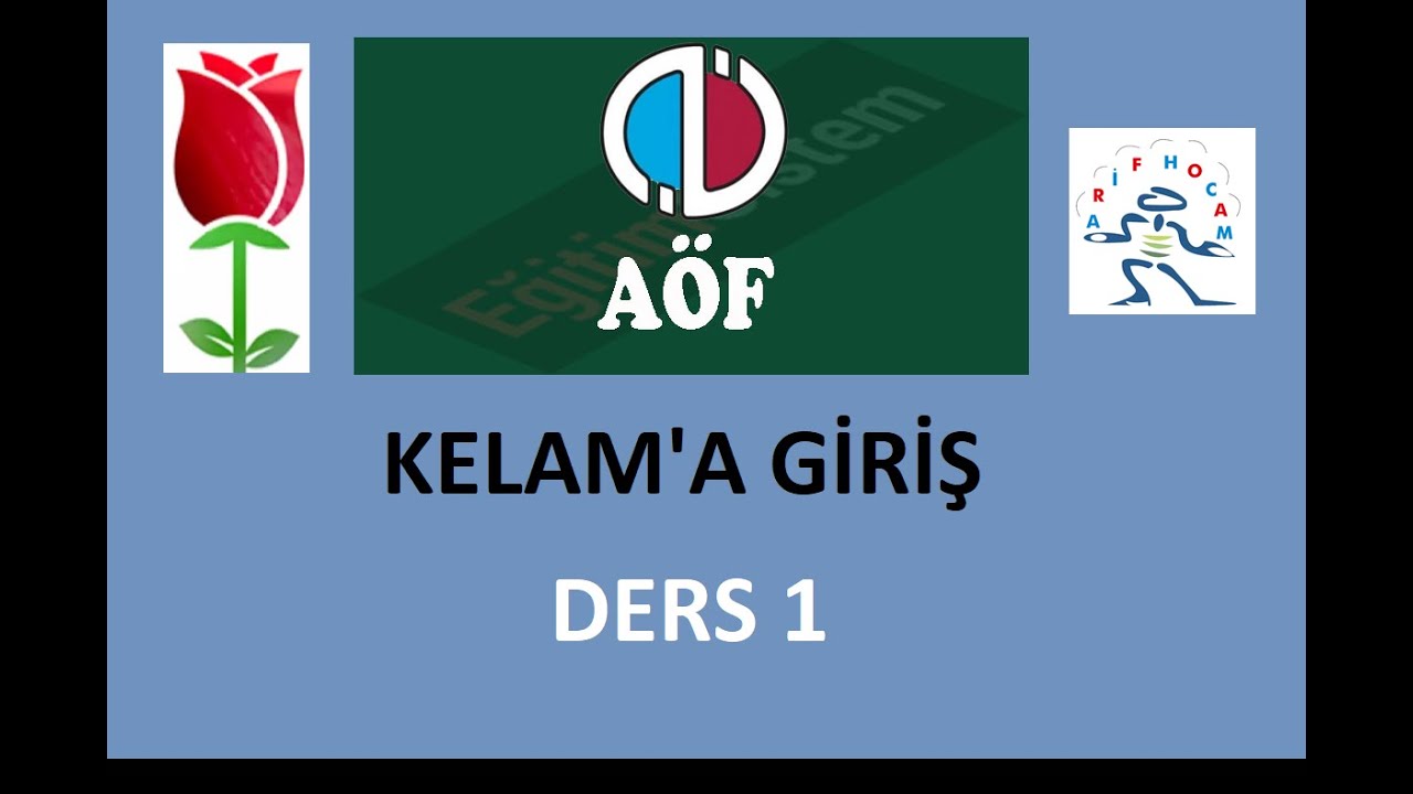 DHBT MBSTS ÖABT DKAB KELAM'A GIRIS - UNITE 1  TARIF, ISIM ve KAPSAM