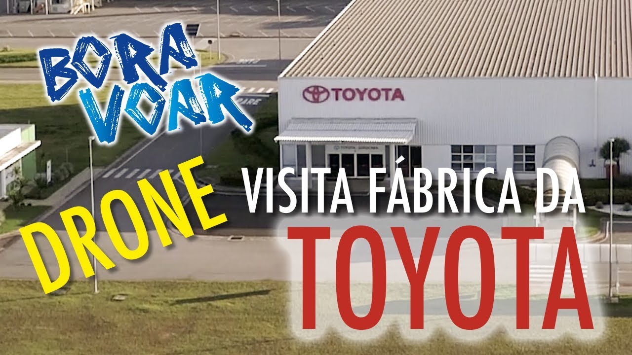 DRONE visita fábrica da TOYOTA em SOROCABA fpv